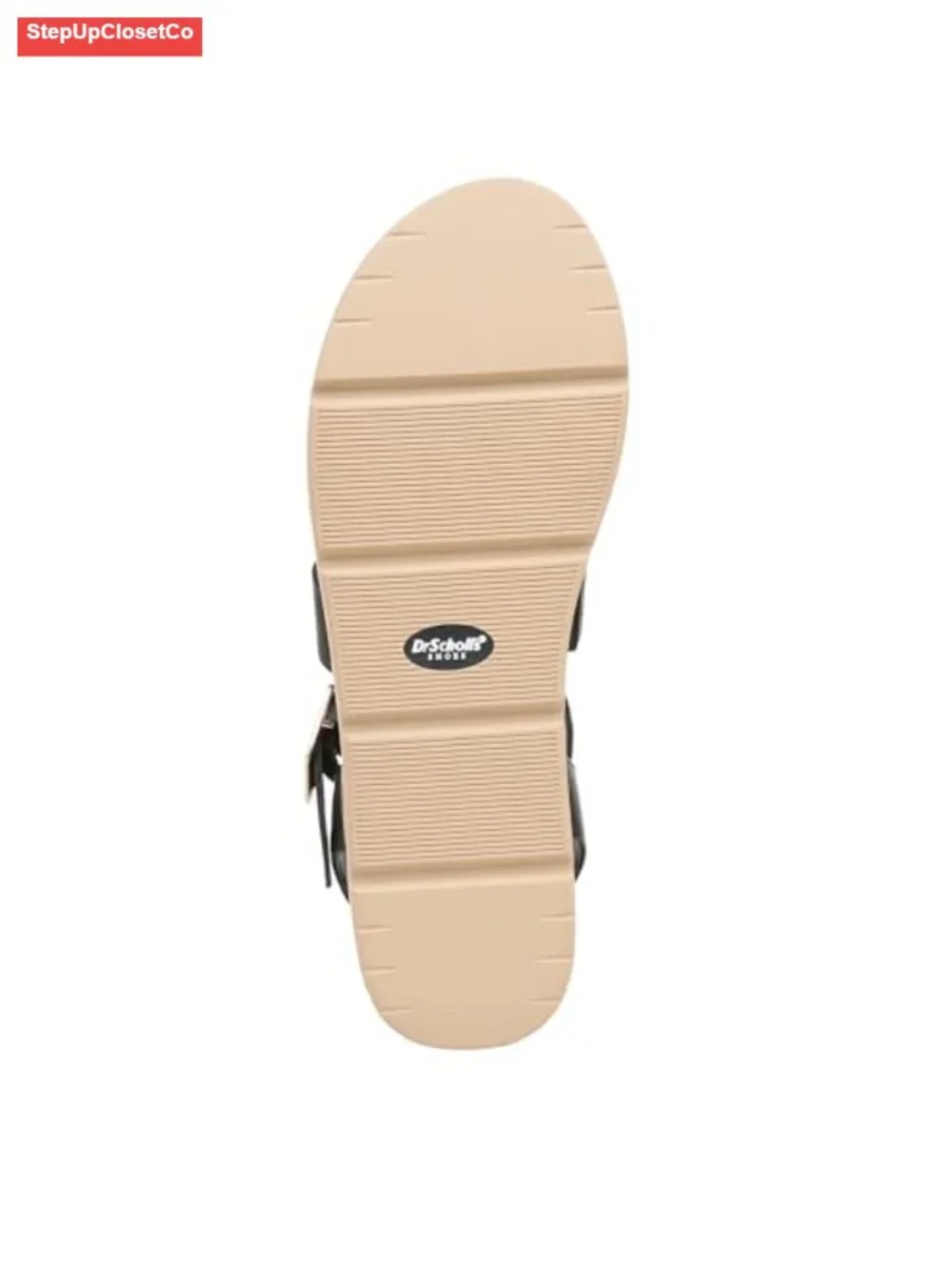 Platform Wedge Sandal with Faux Leather and Cork Espadrille Detail